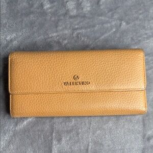 Valentino Gold Leather Women's Wallet